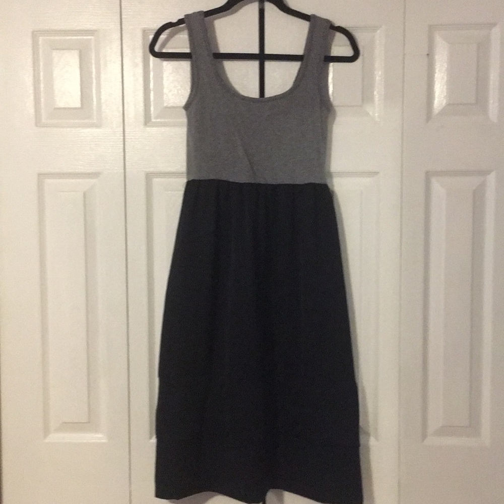 Grey & Black Midi